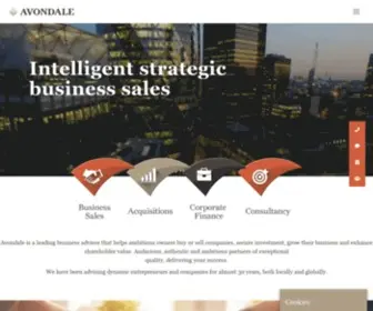 Avondale-Group.co.uk(Commercial business sale & acquisition experts in the UK) Screenshot