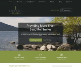 Avondaledentalcenter.com(Dentist in Hayden Lake ID) Screenshot