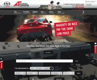 Avondaletoyota.com(Explore Avondale Toyota) Screenshot