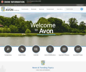 Avongov.org(Avon, IN) Screenshot