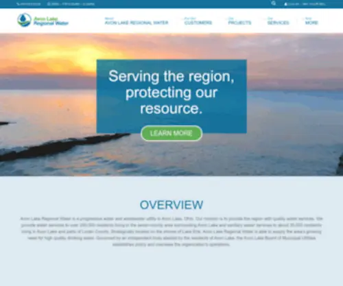 Avonlakewater.org(Serving the region) Screenshot