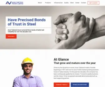 Avontubetech.com(Electric Resistant (CRW) & Cold Drawn (CDW) Welded Tubes) Screenshot