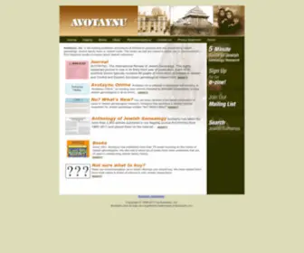 Avotaynu.com(Jewish Genealogy and Avotaynu) Screenshot