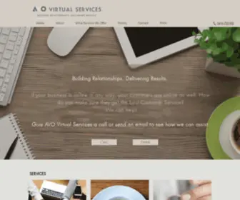 Avovirtualservices.com.au(Virtual Assistant & Social Media Management) Screenshot