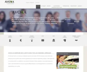 Avoxa.fr(Cabinet d'avocats sur Rennes) Screenshot