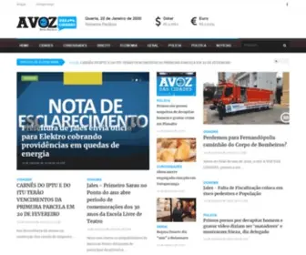 Avozdascidades.com.br(A Voz das Cidades) Screenshot
