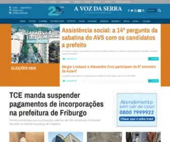 Avozdaserra.com.br(Notícias de Nova Friburgo e Região Serrana) Screenshot