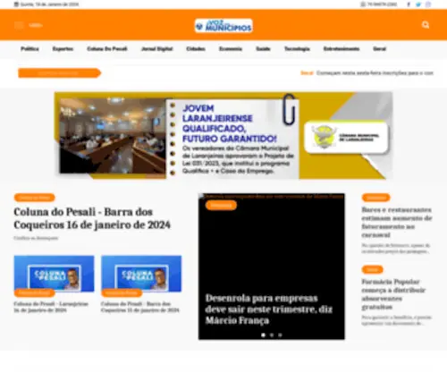 Avozdosmunicipios.com.br(Avozdosmunicipios) Screenshot