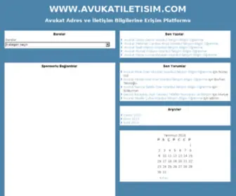 Avukatiletisim.com(Avukatınızla) Screenshot