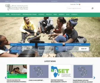 Avu.org(African Virtual University (AVU)) Screenshot