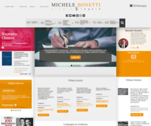 Avvocatomichelebonetti.it(Michele Bonetti Avvocato & Partners) Screenshot