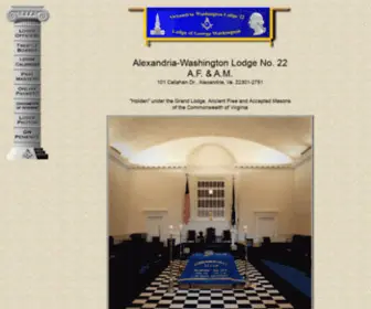 AW22.org(Alexandria-Washington Lodge No) Screenshot