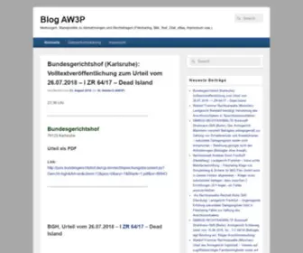 AW3P.de(Startseite) Screenshot