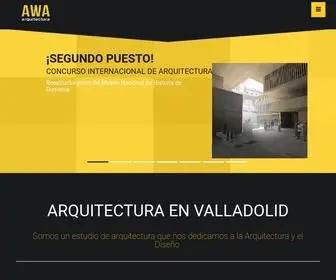 Awa-A.com(AWA-Arquitectos en Valladolid, diseño web, infografia y arquitectura) Screenshot