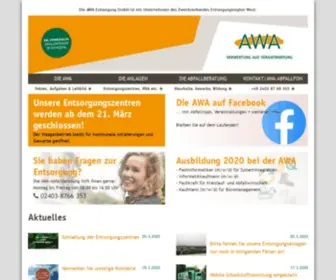 Awa-GMBH.de( Abfall) Screenshot