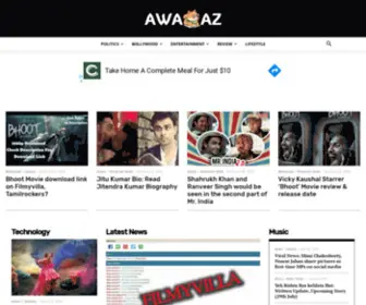 Awaaaz.com(Home) Screenshot