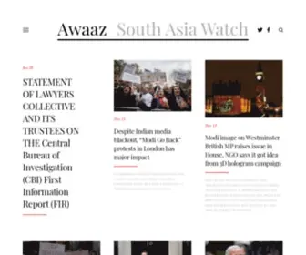 Awaaz-UK.org(Awaaz) Screenshot