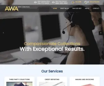 Awacoll.com(Premium Collection Services) Screenshot