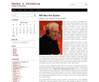 Awakeanddreaming.org(Awake & Dreaming) Screenshot