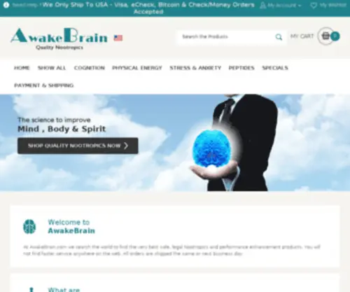 Awakebrain.com(Your Best Source For Quality Nootropics) Screenshot