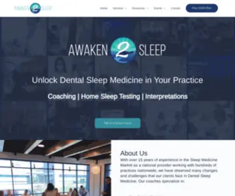 Awaken2Sleep.com(Awaken2Sleep) Screenshot