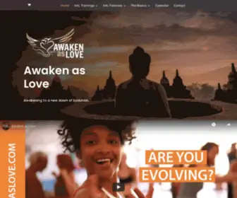 Awakenaslove.com(Awaken as Love) Screenshot