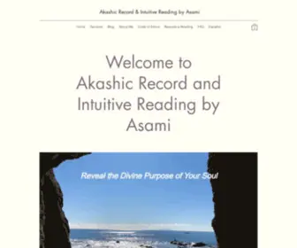 Awakenbylight.com(Akashic Record Reading by Asami) Screenshot