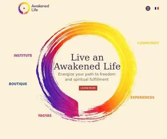 Awakenedlife.love(Your Path to Freedom and Spiritual Fulfillment) Screenshot