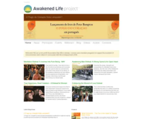 Awakenedlifeproject.org(Awakened Life Project) Screenshot