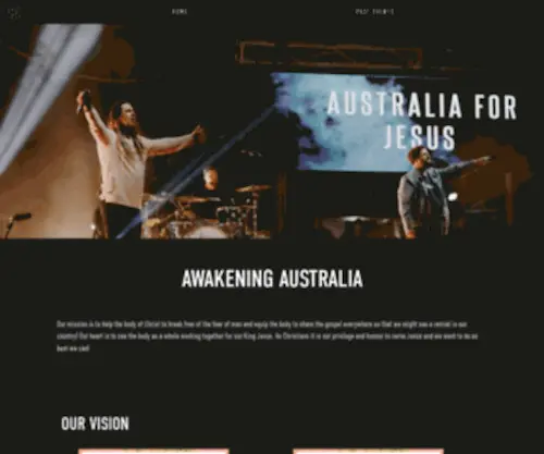 Awakeningaustralia.org(Awakening Australia) Screenshot