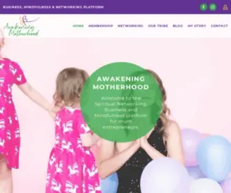 Awakeningmotherhood.com.au(Motivating Mum Business and Wellness Academy. Motivating Mum) Screenshot