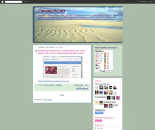 Awakeningpublications.blogspot.com(Communiqués) Screenshot