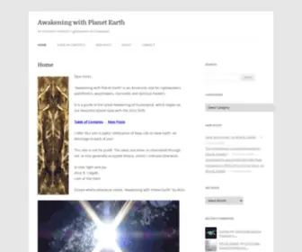 Awakeningwithplanetearth.com(For lightworkers and healers) Screenshot