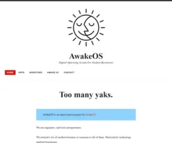 Awakeos.org(Digital Operating System For Modern Businesses) Screenshot