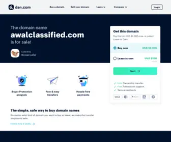 Awalclassified.com(武汉菊啥金融服务有限公司) Screenshot