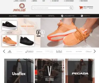 Awallon.com.br(Na Awallon Você Encontra Calçados de Diversas Marcas e Modelos) Screenshot