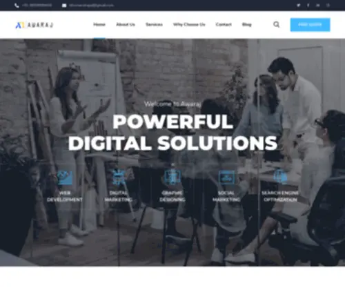 Awaraj.com(#1 Website Designing Company) Screenshot