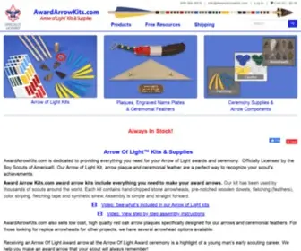 Awardarrowkits.com(Award Arrow Kits) Screenshot