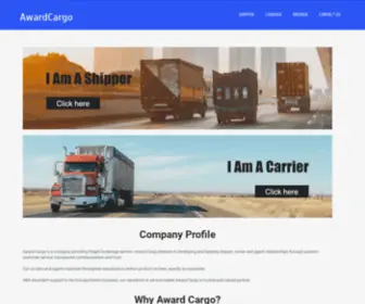 Awardcargo.com(AwardCargo) Screenshot