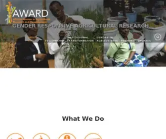 Awardfellowships.org(African Women in Agricultural Research and Development (AWARD)) Screenshot