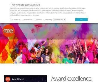 Awardforce.com(Award force) Screenshot