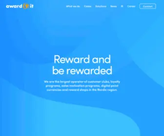 Awardit.com(One-stop-shop supplier of loyalty programs) Screenshot