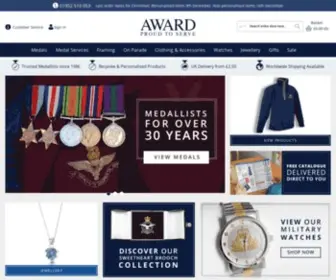 Awardmedals.com(British Military & Army Medals for Sale) Screenshot