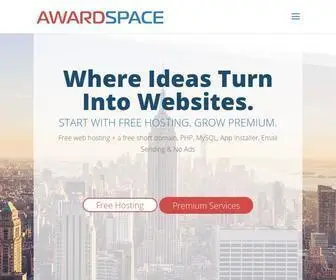 Awardspace.com(Free web hosting) Screenshot