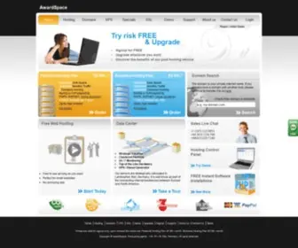 Awardspace.info(Web hosting) Screenshot