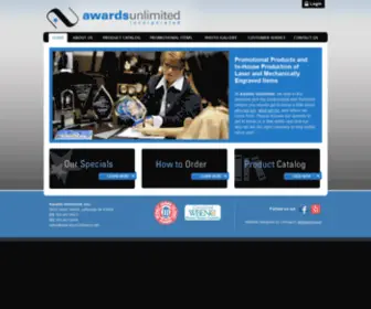 Awardsunlimitedinc.net(Awards Unlimited Incorporated) Screenshot