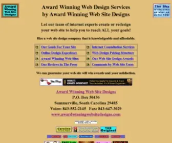 Awardwinningwebsitedesigns.com(Award Winning Web Site Design by Award Winning Web Site Designs) Screenshot