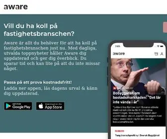 Awareapp.se(Aware) Screenshot