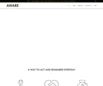 Awarecauses.com(A.W.A.R.E) Screenshot