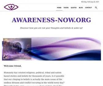 Awareness-Now.org(Awareness Now) Screenshot